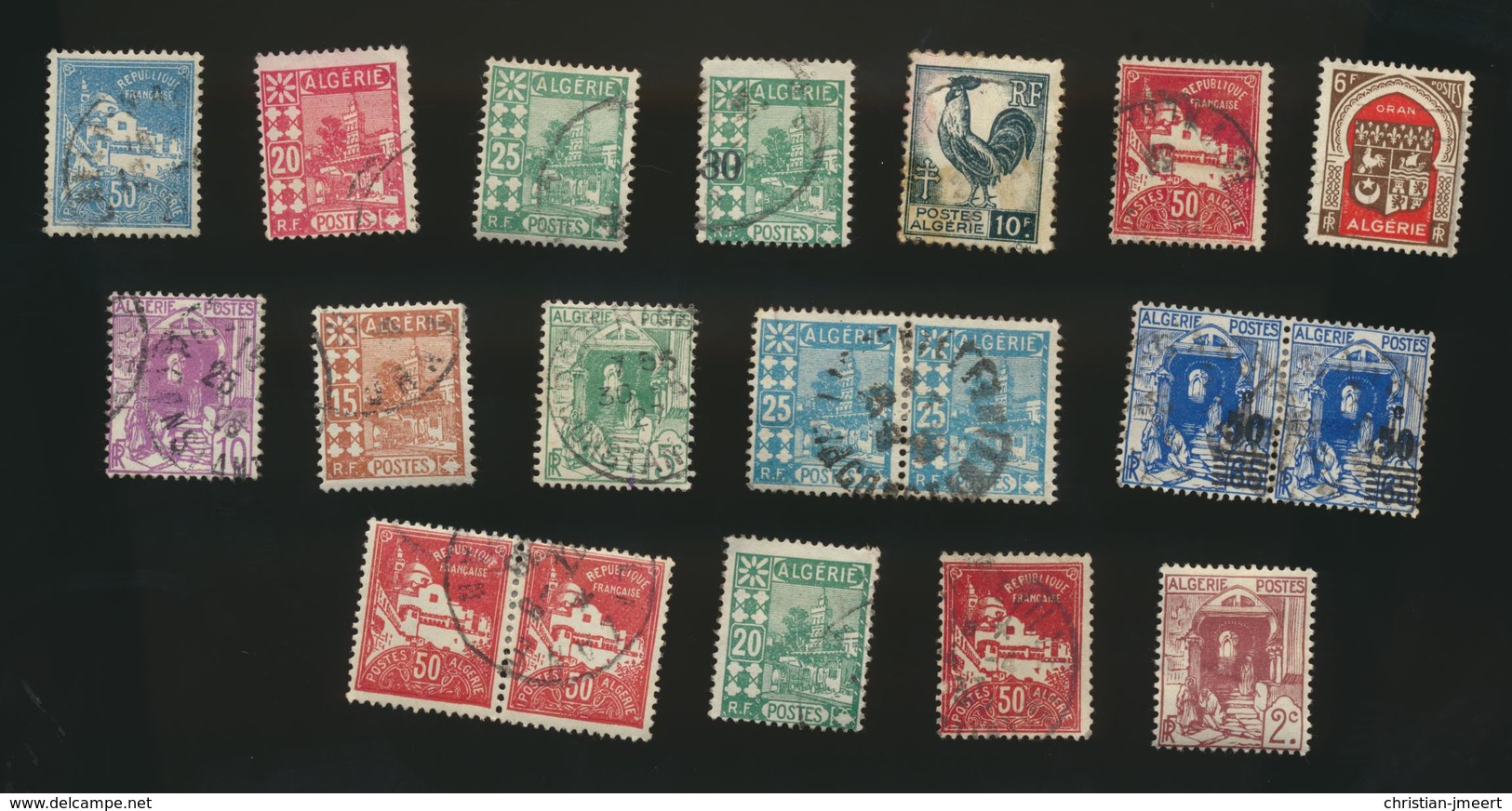 ALGERIE ALGERIA  Lot De 107 Timbres - Algérie (1962-...)