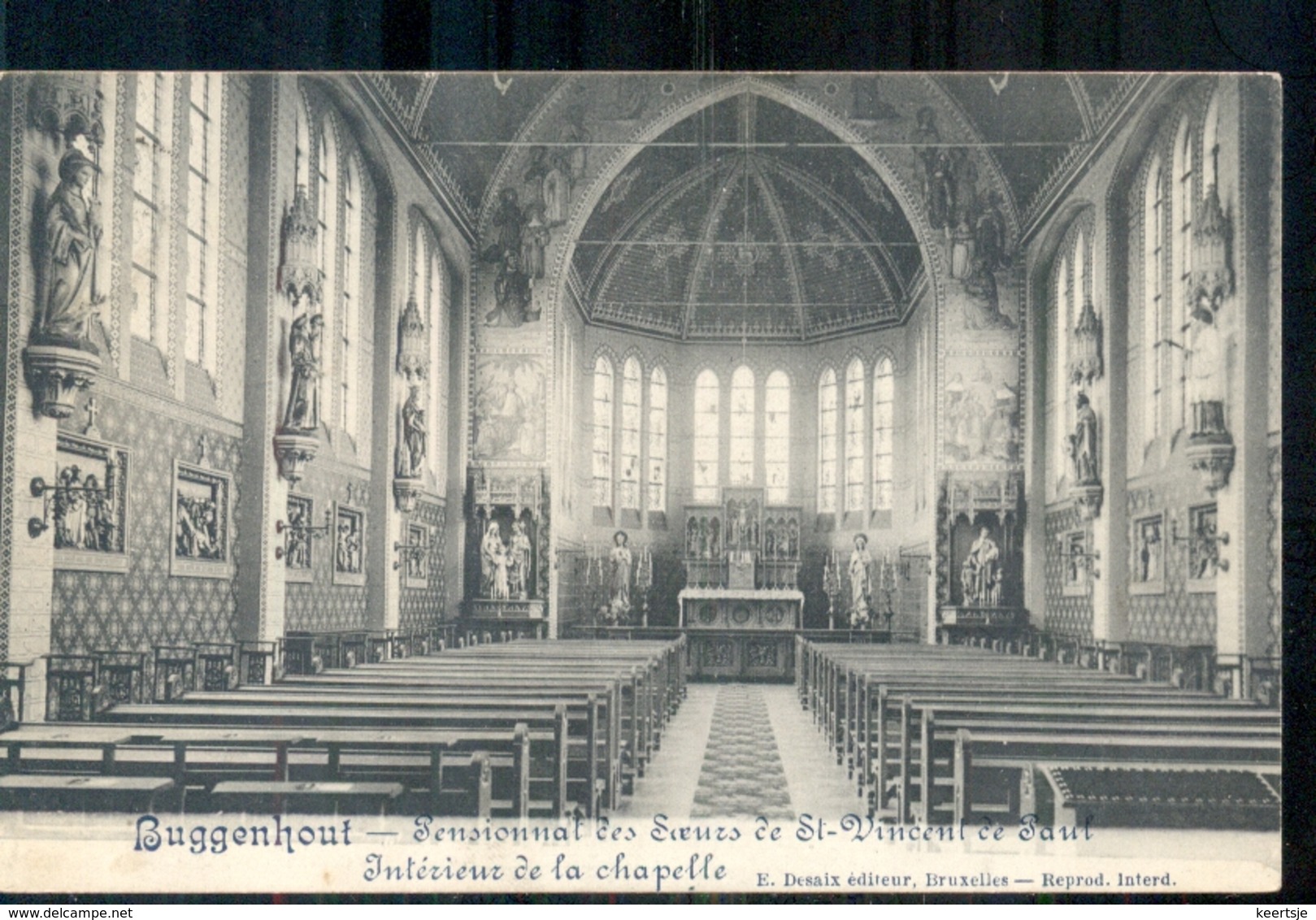 Belgie - Buggenhout - Pensionat Les Soeurs De St Vincent De Paul Chapelle - 1913 - Andere & Zonder Classificatie