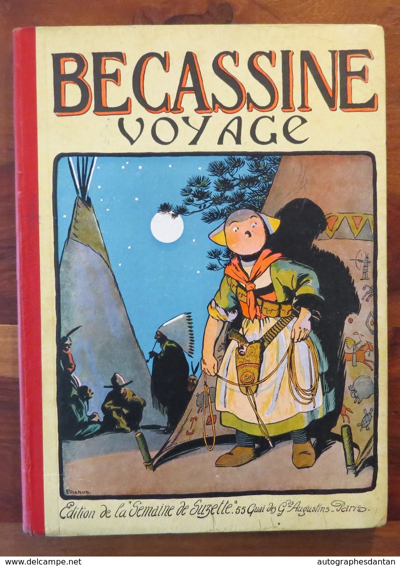 BD BECASSINE VOYAGE - 1923 - Edition De La Semaine De Suzette - Gautier Et Languereau - Cf Mes 7 Photos - Bécassine