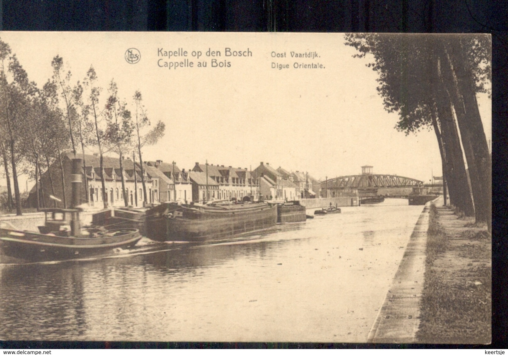 Belgie - Kapelle Op Den Boshc - Oost Vaardijk - Boot Schip -  1925 - Andere & Zonder Classificatie