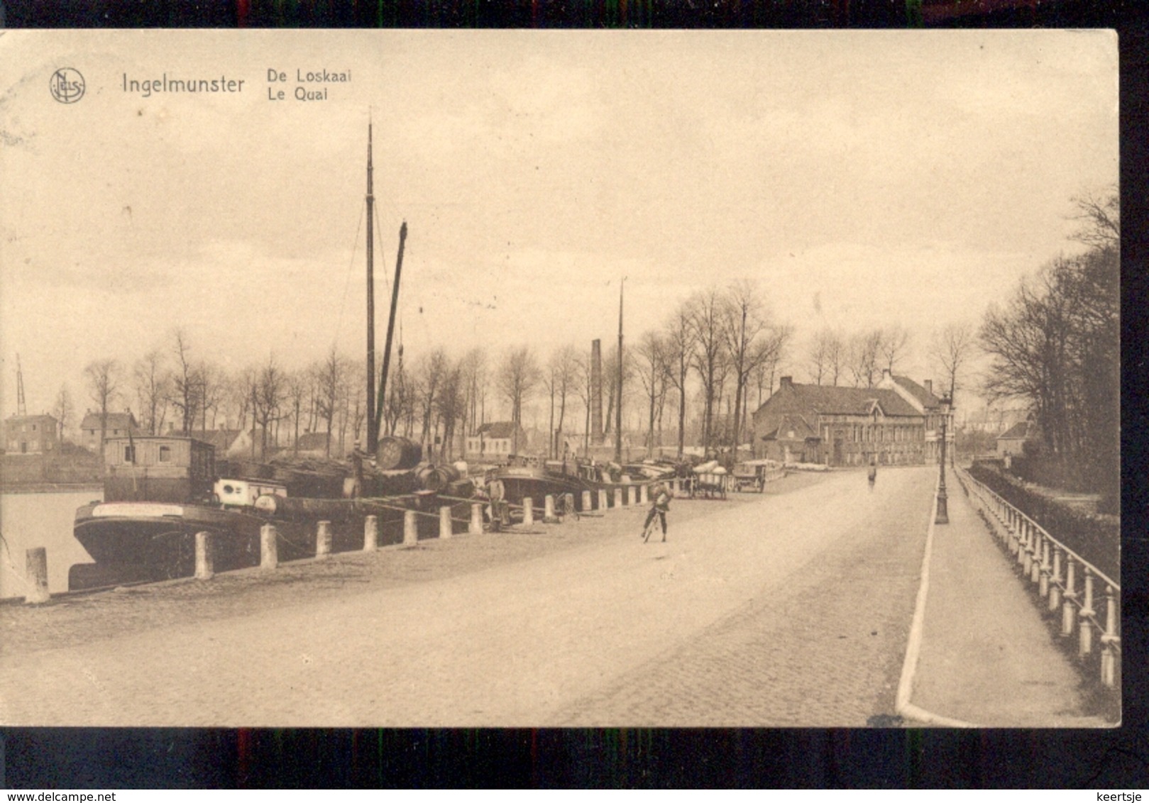 Belgie - Ingelmunster - De Loskaal - Schip Boot  -  1925 - Andere & Zonder Classificatie