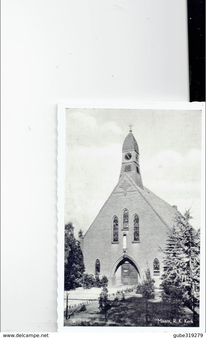 NETHERLANDS - VINTAGE POSTCARD - MAARN KERK - HALF SHINING . NEW -UITG J.C.W.STRIJDHORST  1126 POST5114 - Maarn