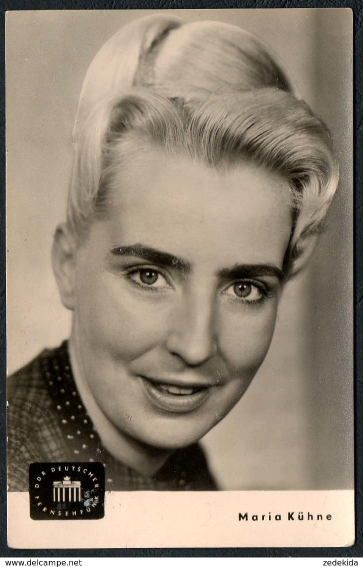 B8912 - Maria Kühne - Foto Autogrammkarte - Deutscher Fernsehfunk - DDR - Sonstige & Ohne Zuordnung