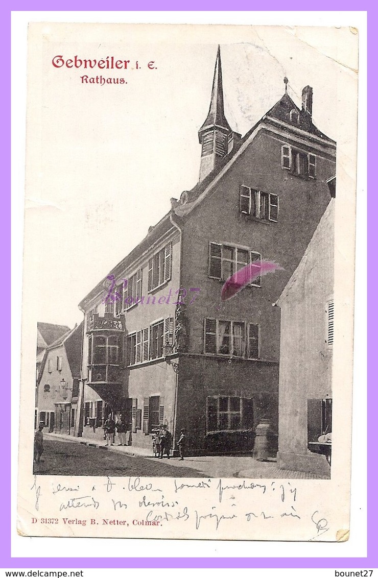 CPA - GEBRVEILLER - RATHUAS - COLMAR  (68 Haut-Rhin) - Colmar