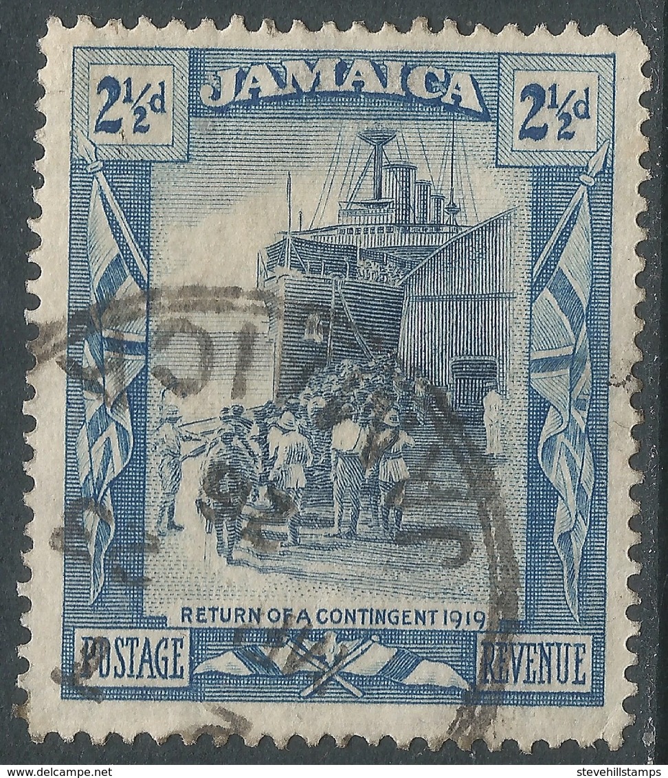 Jamaica. 1921-29 Landscapes. 2½d Used. Mult Script CA W/M SG 95a - Jamaica (...-1961)