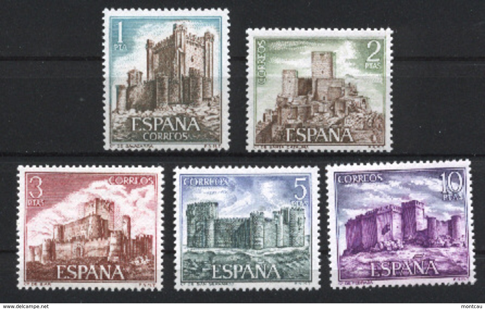 Spain 1972. Castillos Ed 2093-97 (**) - Nuevos