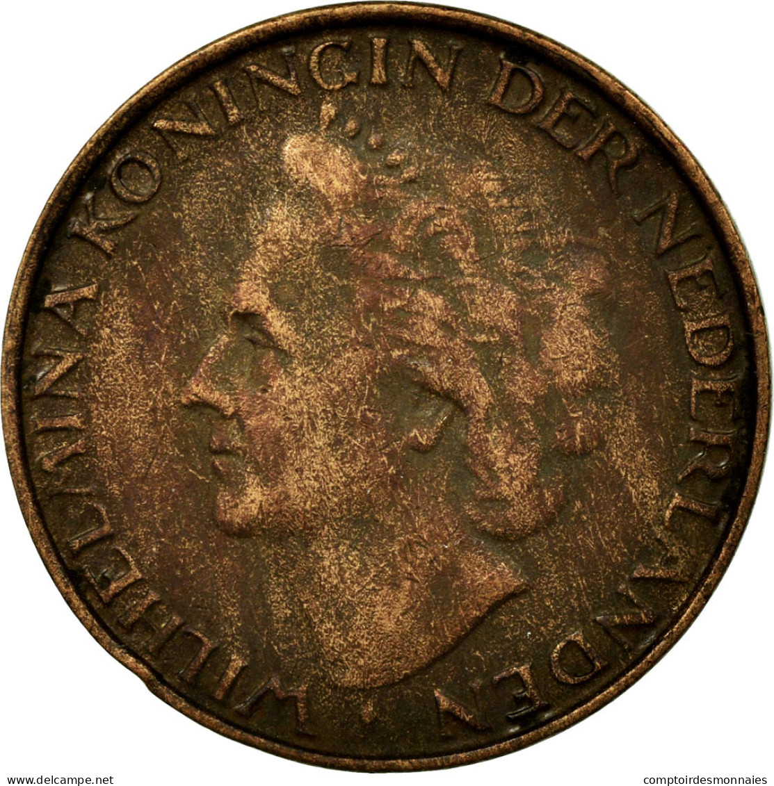 Monnaie, Pays-Bas, Wilhelmina I, 5 Cents, 1948, TB+, Bronze, KM:176 - 5 Cent