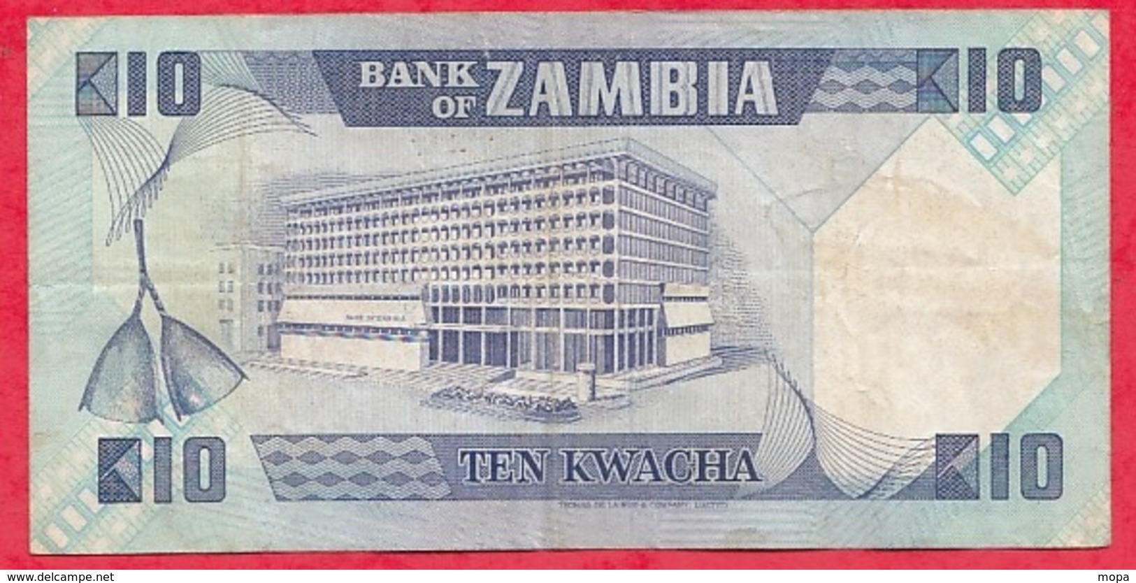 Zambie 10 Kwacha 1980/88  (sign 5) Dans L 'état - Zambie