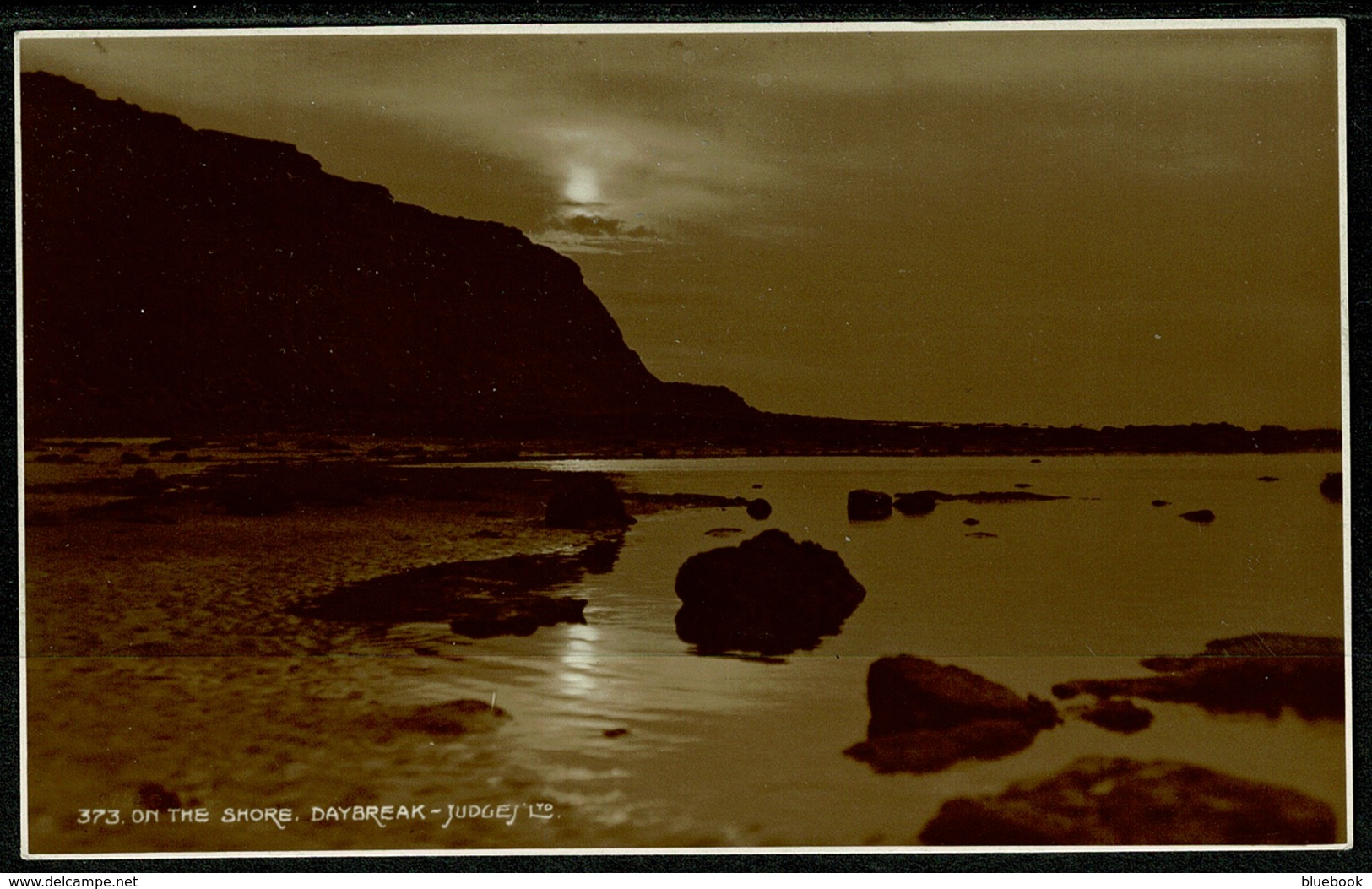 Ref 1239 - Judges Real Photo Postcard - The Shore At Daybreak - Other & Unclassified