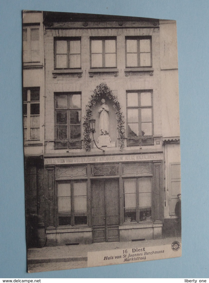 Huis Van St. Joannes Berchmans Marktstraat ( G. Hermans - 16 ) Anno 19?1 ( Zie Foto ) ! - Diest