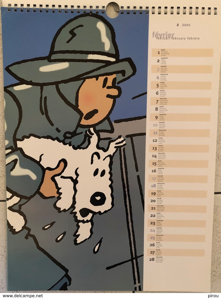 Calendrier TINTIN 2001 - Formato Grande : 2001-...