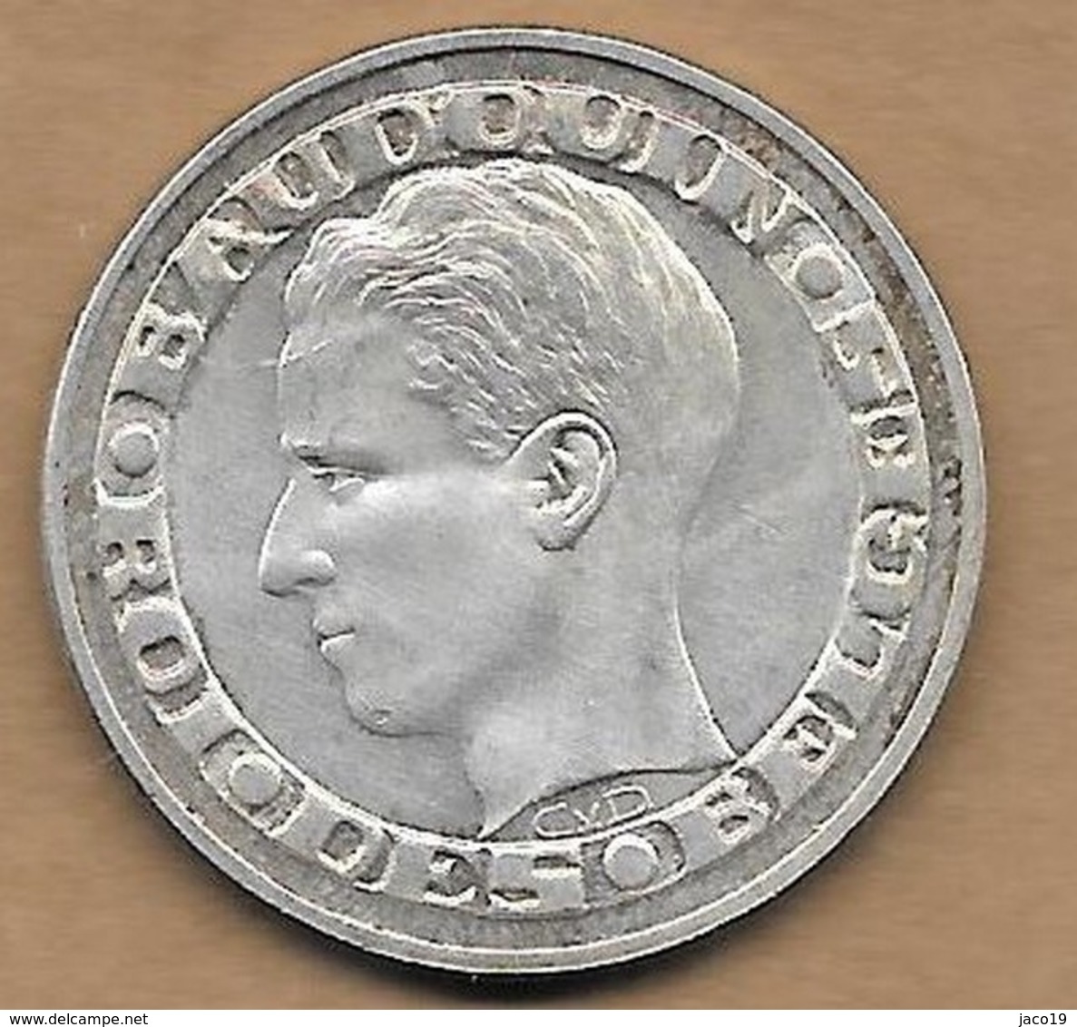 50 Francs Argent Exposition Universelle Baudouin I 1958 FR - 50 Francs