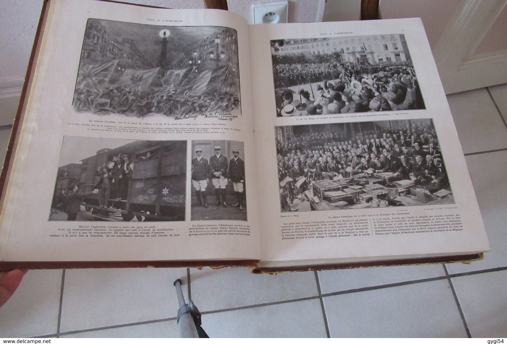 L'Album De La Guerre 1914 - 1919  Edtion 1922  2 Volumes - 1900 - 1949