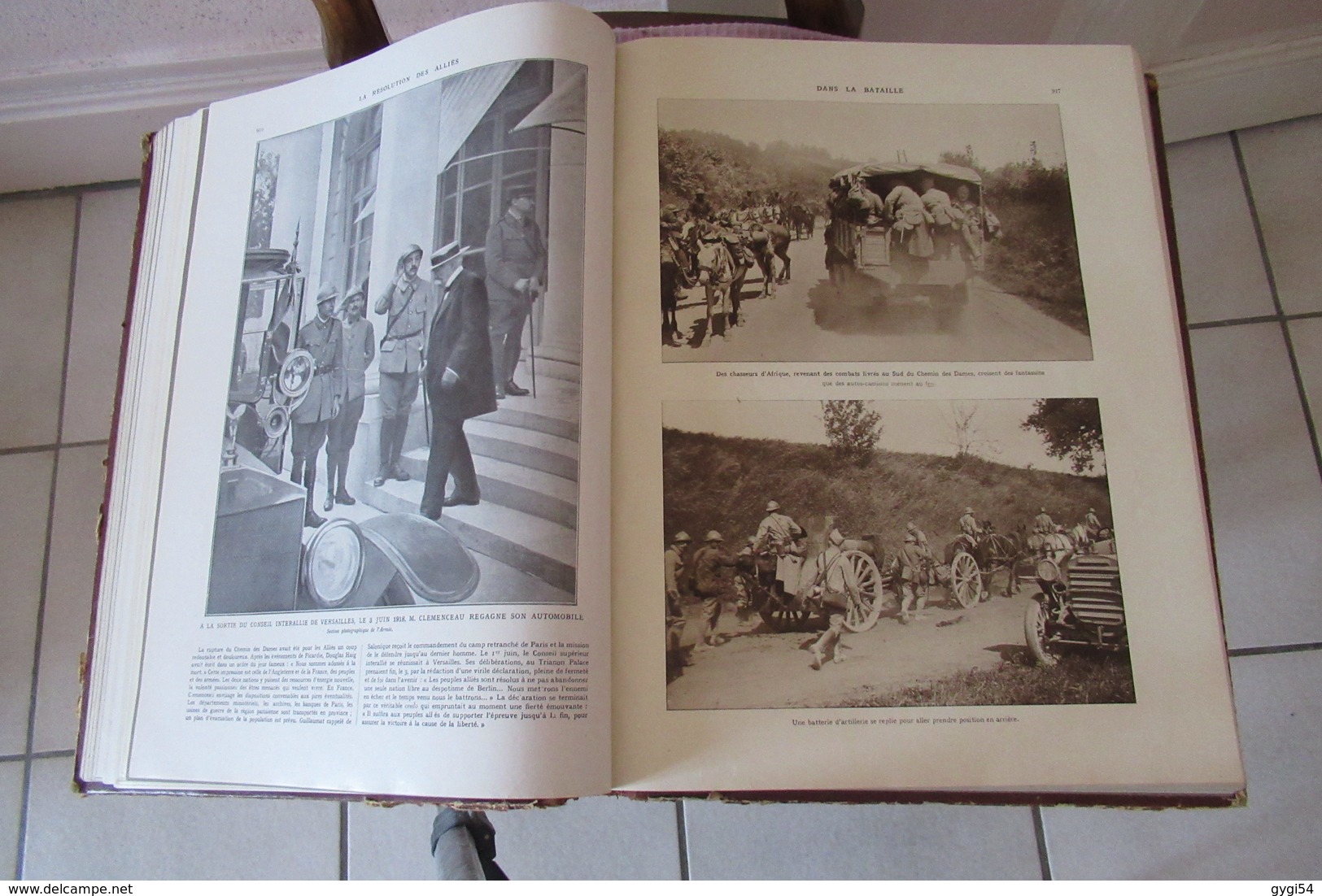 L'Album de la Guerre 1914 - 1919  Edtion 1922  2 Volumes