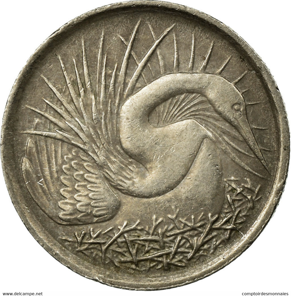 Monnaie, Singapour, 5 Cents, 1972, Singapore Mint, TTB, Copper-nickel, KM:2 - Singapore