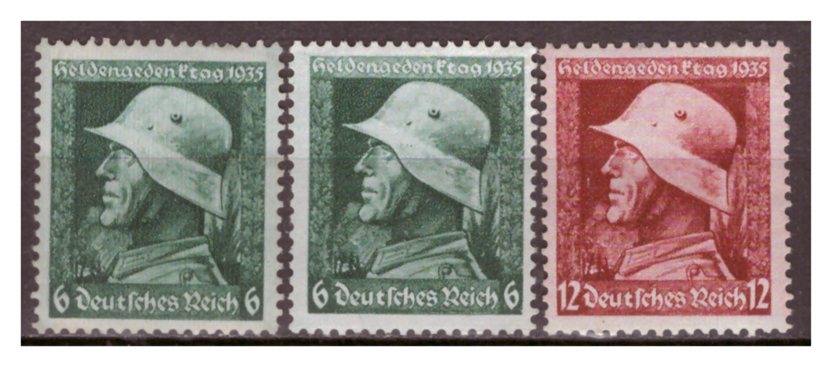 3.Reich: 1935: Nr. 569x,y, 570y, Postfrisch - Ungebraucht