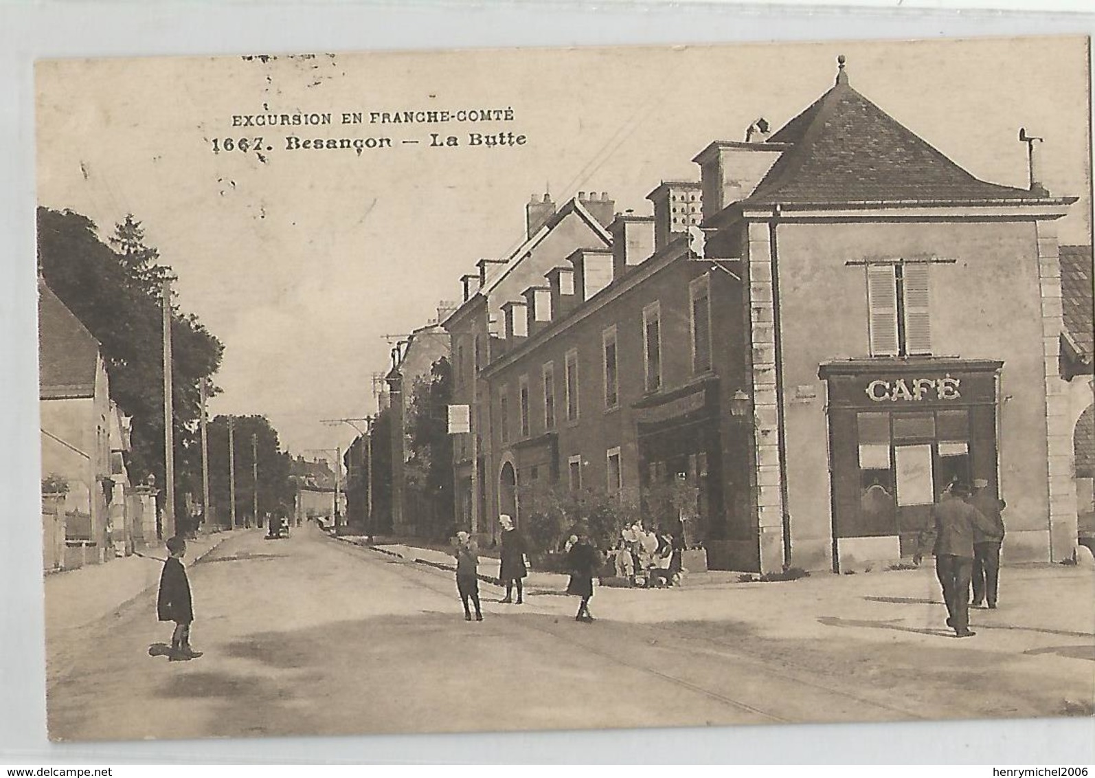 25 Doubs - Besançon La Butte Café Cachet Hopital Complémantaire - 2scans - Besancon