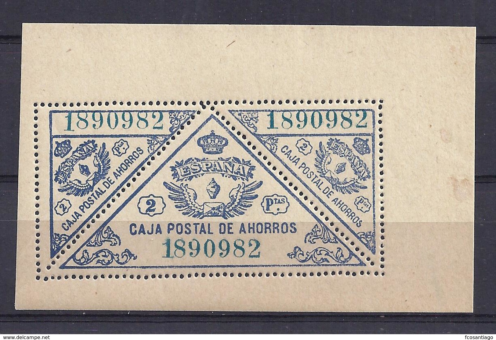 ESPAÑA 1933 - Galvez #21CR - MNH ** - Post-fiscaal