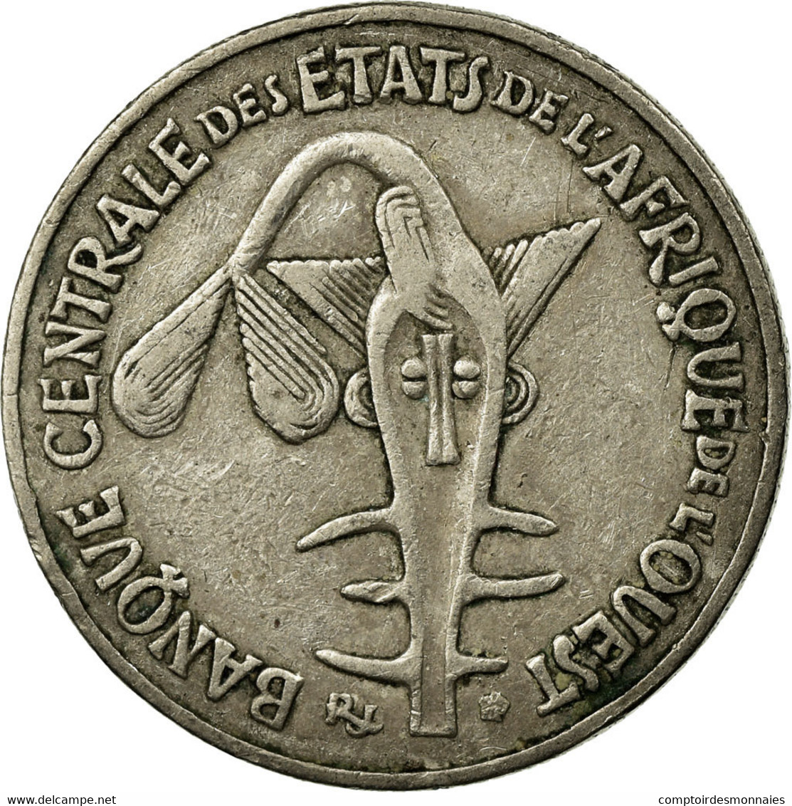 Monnaie, West African States, 50 Francs, 1975, TTB, Copper-nickel, KM:6 - Ivoorkust