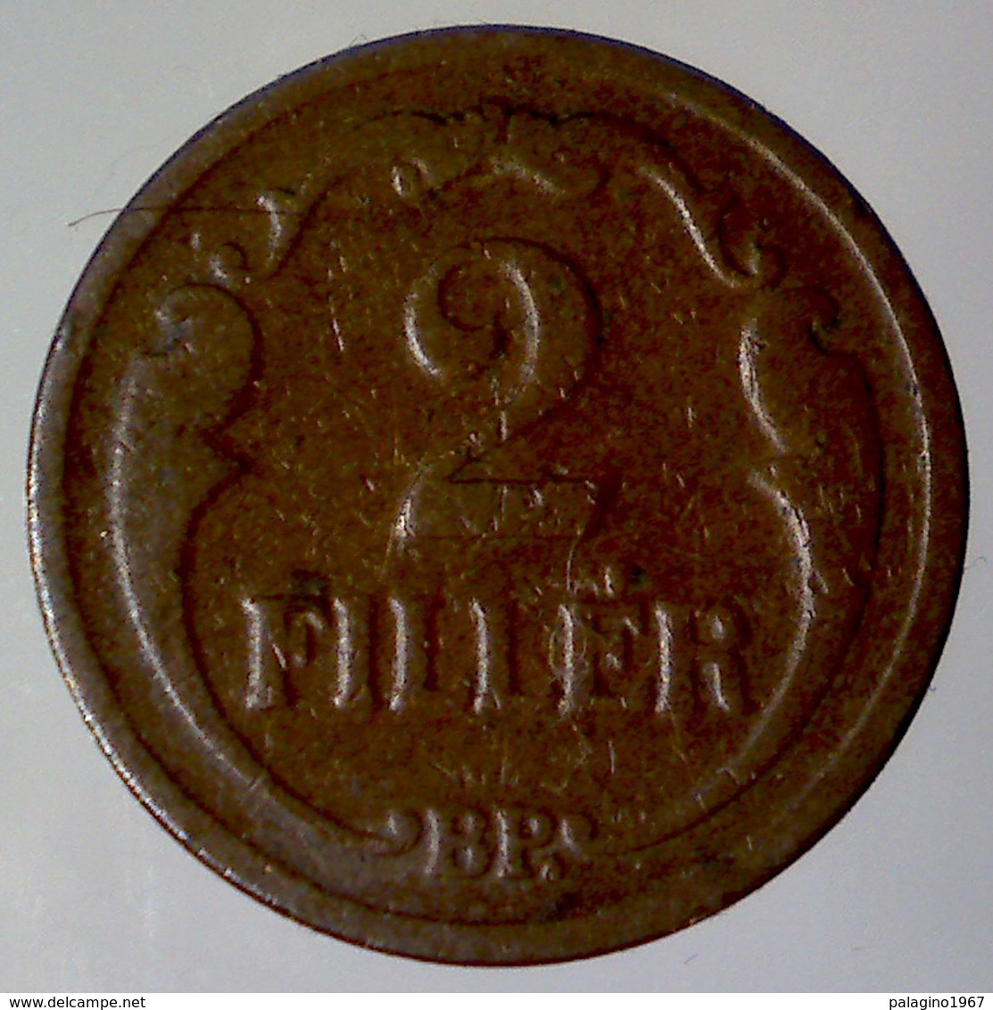 REGNO D'UNGHERIA 2 Filler  1927 BP     MB QBB - Hungary