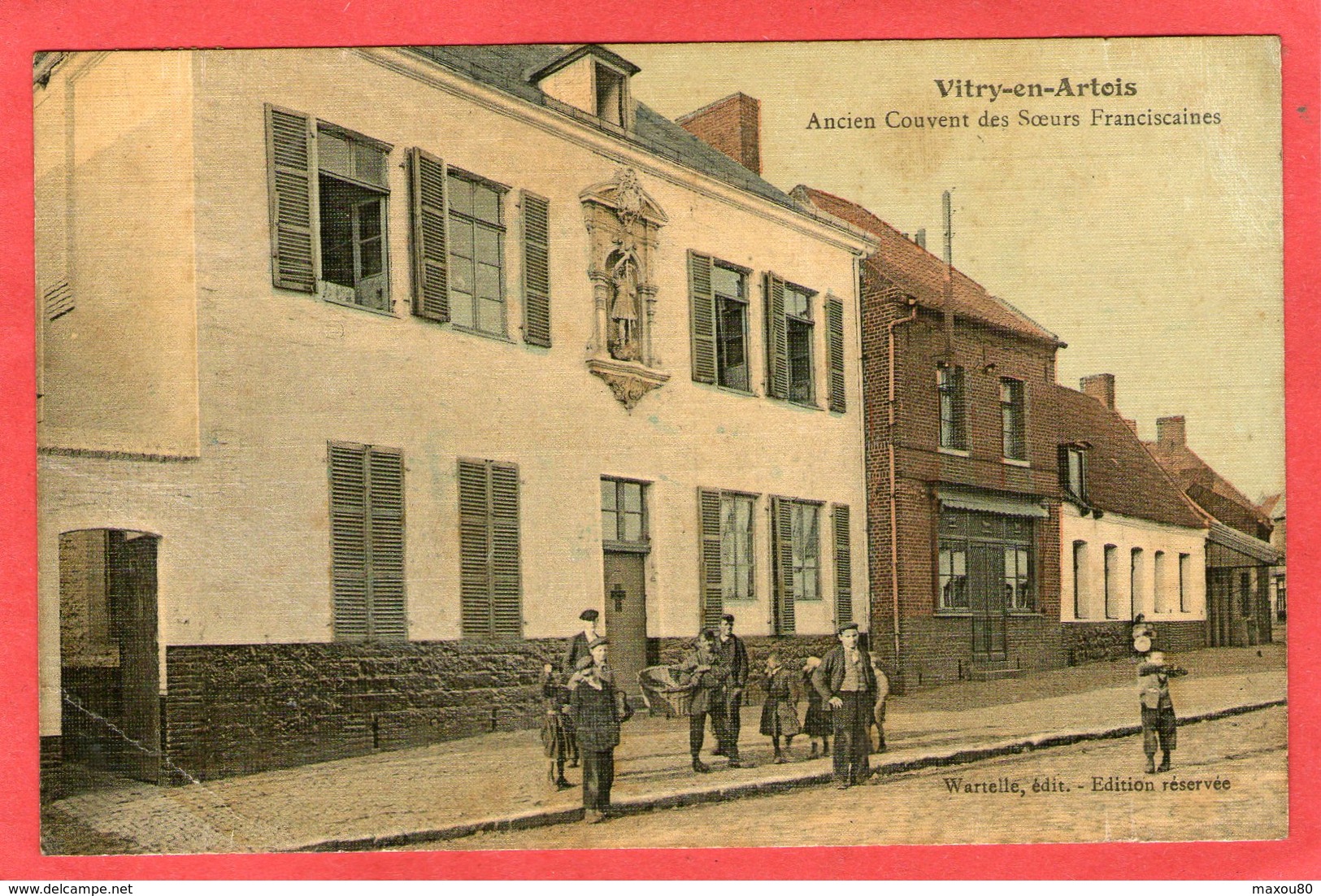 VITRY-en-ARTOIS - Ancien Couvent Des Soeurs Franciscaines  -1911 - - Vitry En Artois