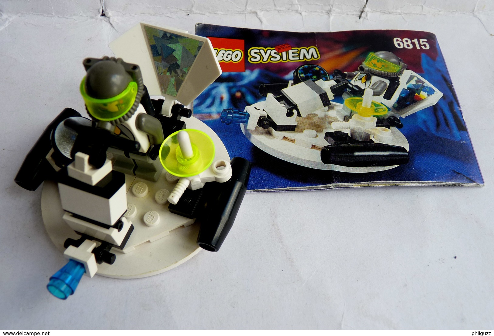 FIGURINE LEGO 6815 VAISSEAU SPATIAL HOVERTRON Avec Notice 1996   - MINI FIGURE Légo - Lego System