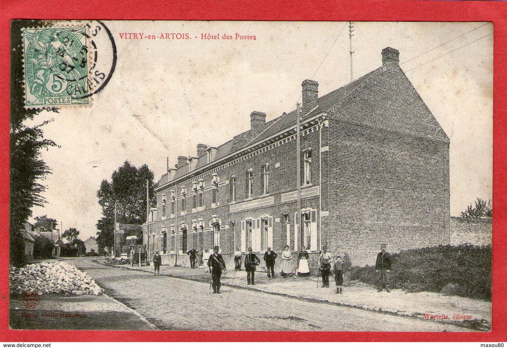 VITRY-en-ARTOIS - Hôtel Des Postes  - 1907 - - Vitry En Artois