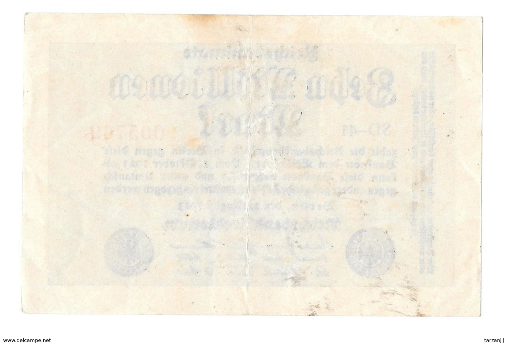 Billet De Zehn Millionen Mark 1923 - 10 Millionen Mark