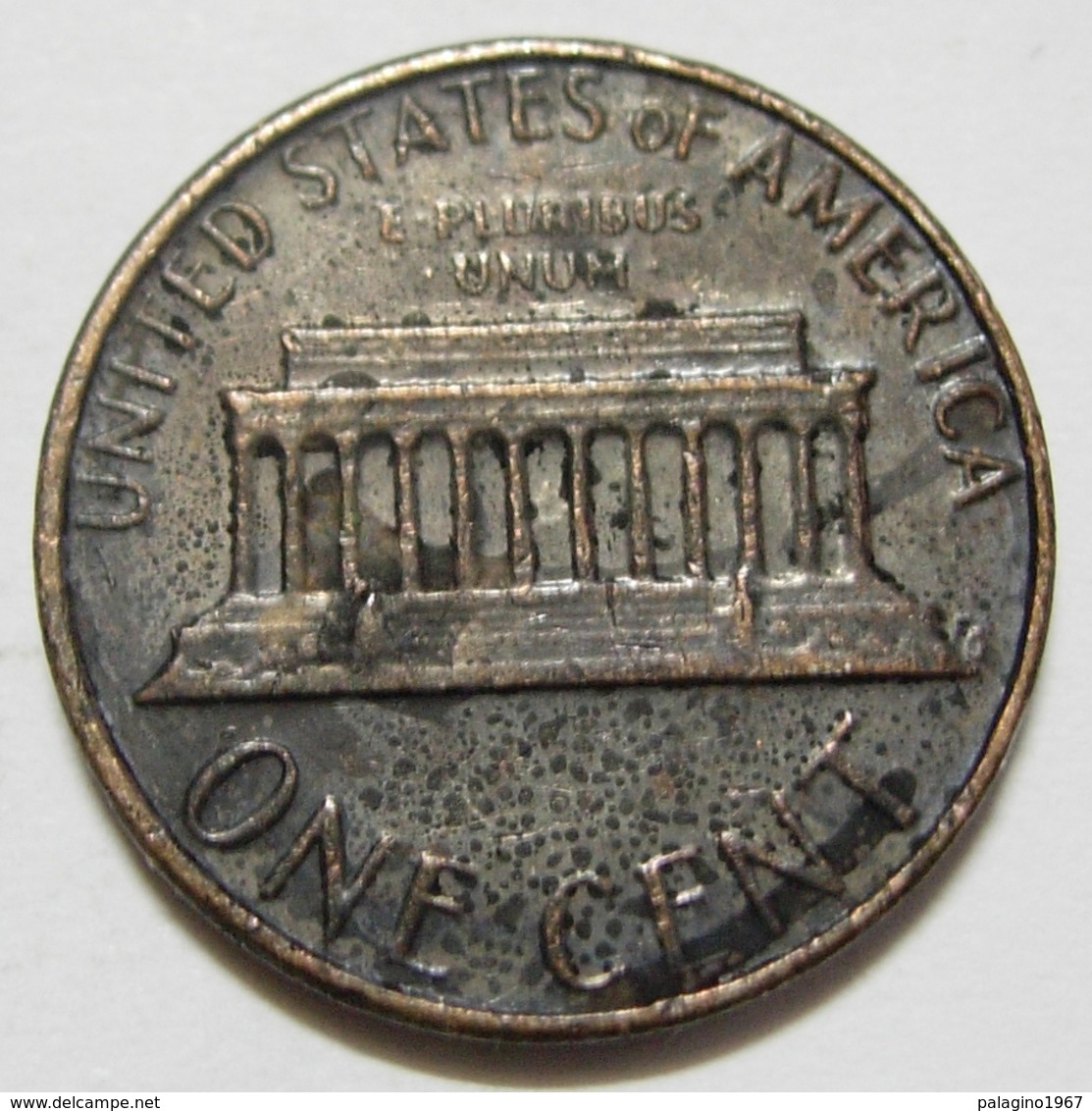 STATI UNITI D'AMERICA 1 Cent Lincoln 1982 D    Large Date Brass BB+ - 1959-…: Lincoln, Memorial Reverse