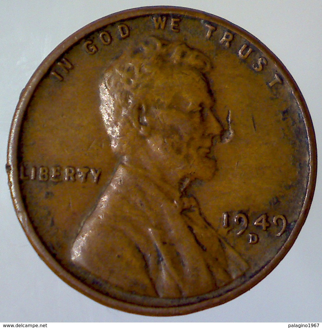 STATI UNITI D'AMERICA 1 Cent Lincoln 1949 D     MB+ - 1909-1958: Lincoln, Wheat Ears Reverse