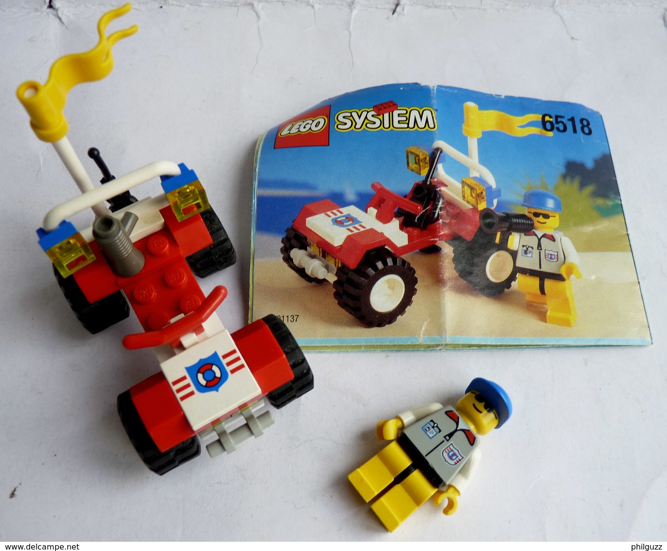 FIGURINE LEGO 6518 BAJA BUGGY Avec Notice 1996 - MINI FIGURE Légo - Lego System