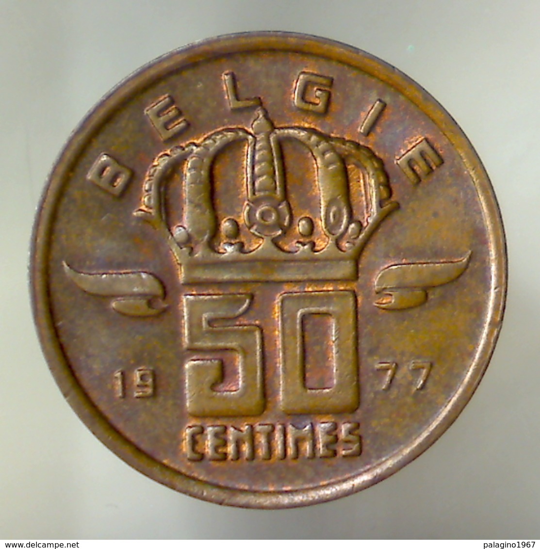 REGNO DEL BELGIO 50 Centimes Legenda Olandese 1977      SPL - 50 Centimes