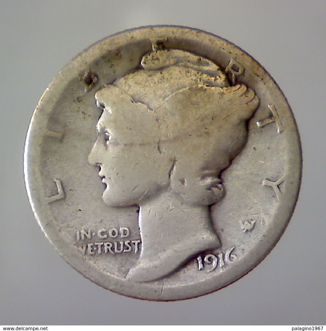 STATI UNITI D'AMERICA 1 Dime Mercury 1916      MB - 1916-1945: Mercury (Mercurio)