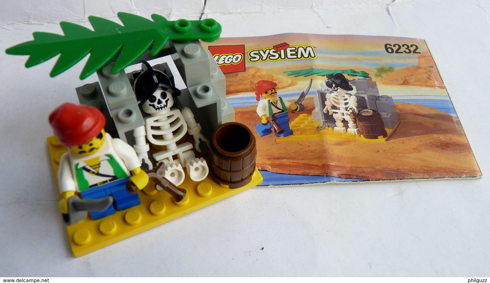 FIGURINE LEGO 6232 SKELETON CREW Avec Notice 1996 - MINI FIGURE Légo - Lego System