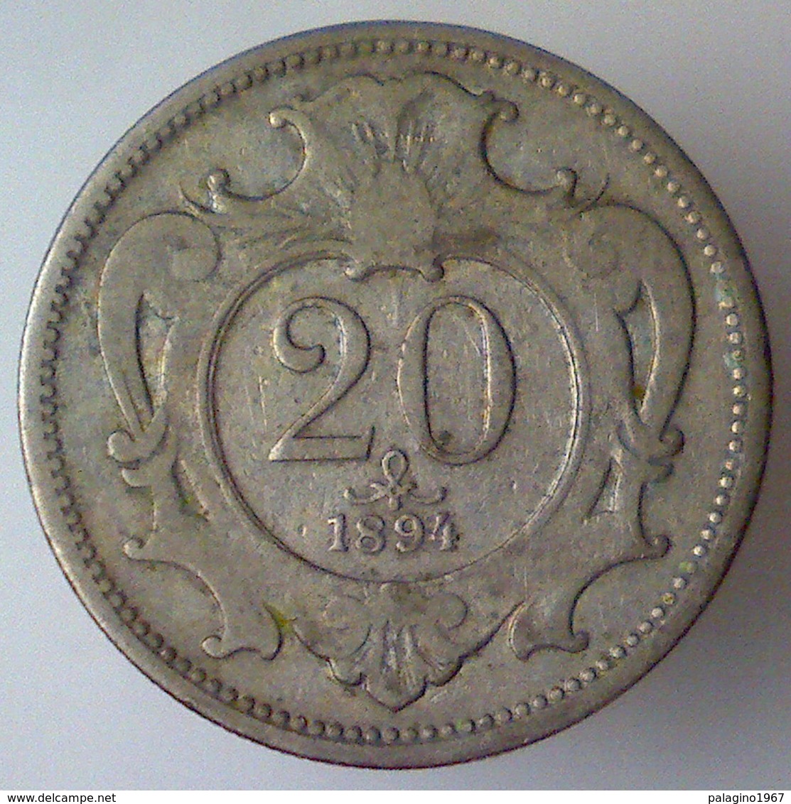 IMPERO AUSTRO UNGARICO 20 Heller  1894      BB - Austria