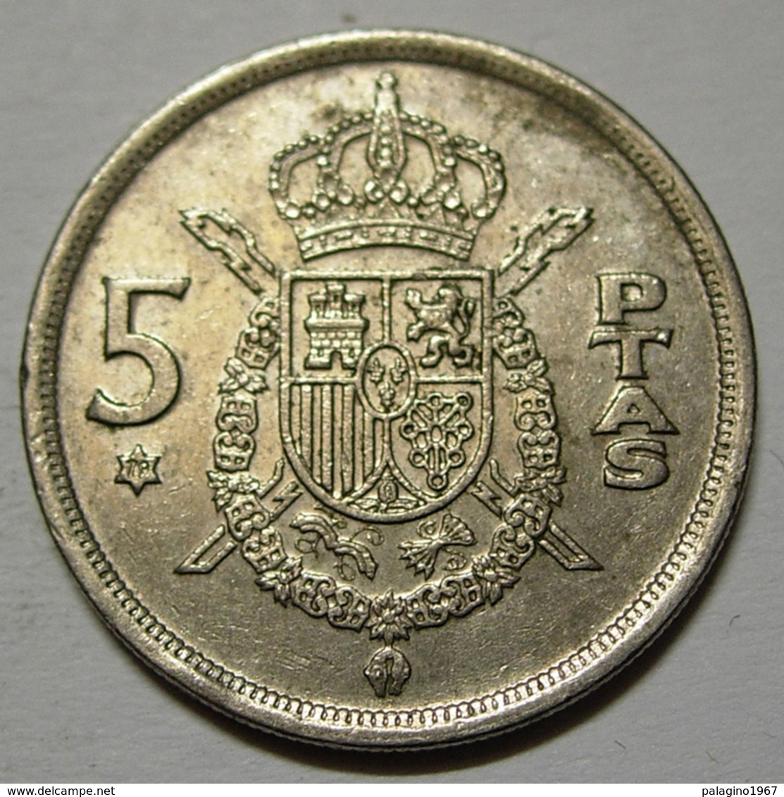 REGNO DI SPAGNA 5 Pesetas  1975  79    BB+ - 5 Pesetas