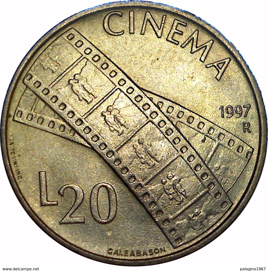 SAN MARINO 20 Lire Il Cinema 1997      FDC - San Marino