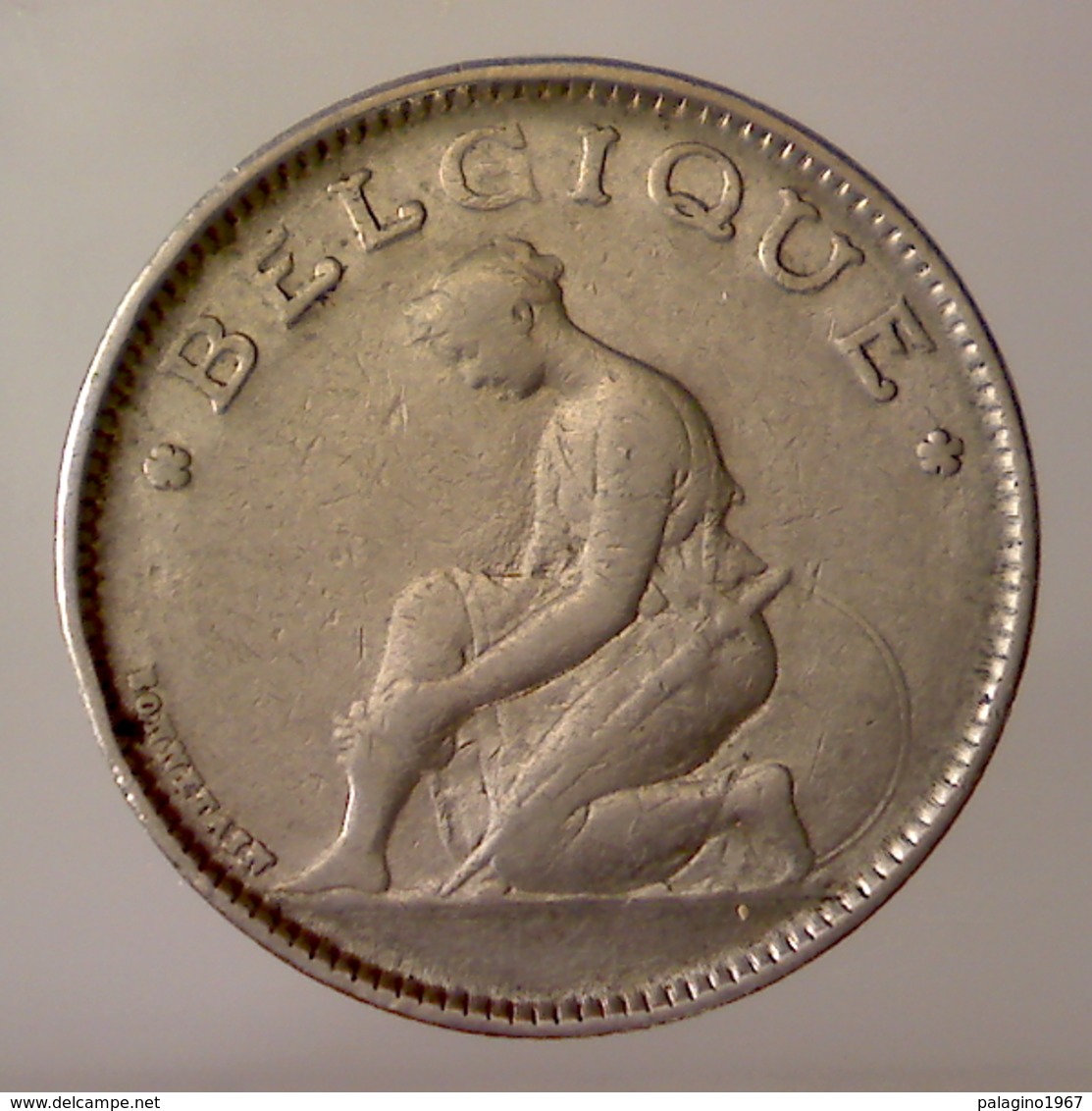 REGNO DEL BELGIO 1 Franc Legenda Francese 1923      BB+ - 1 Franco