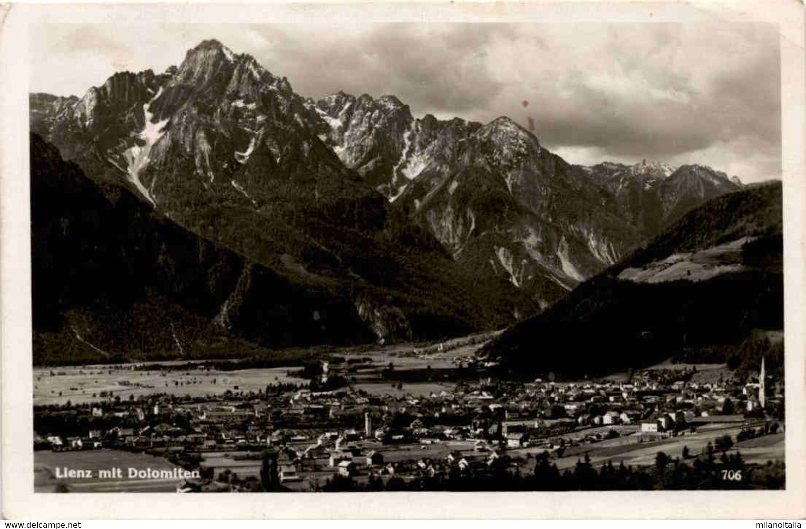 Lienz Mit Dolomiten (706) * 27. IX. 1934 - Lienz