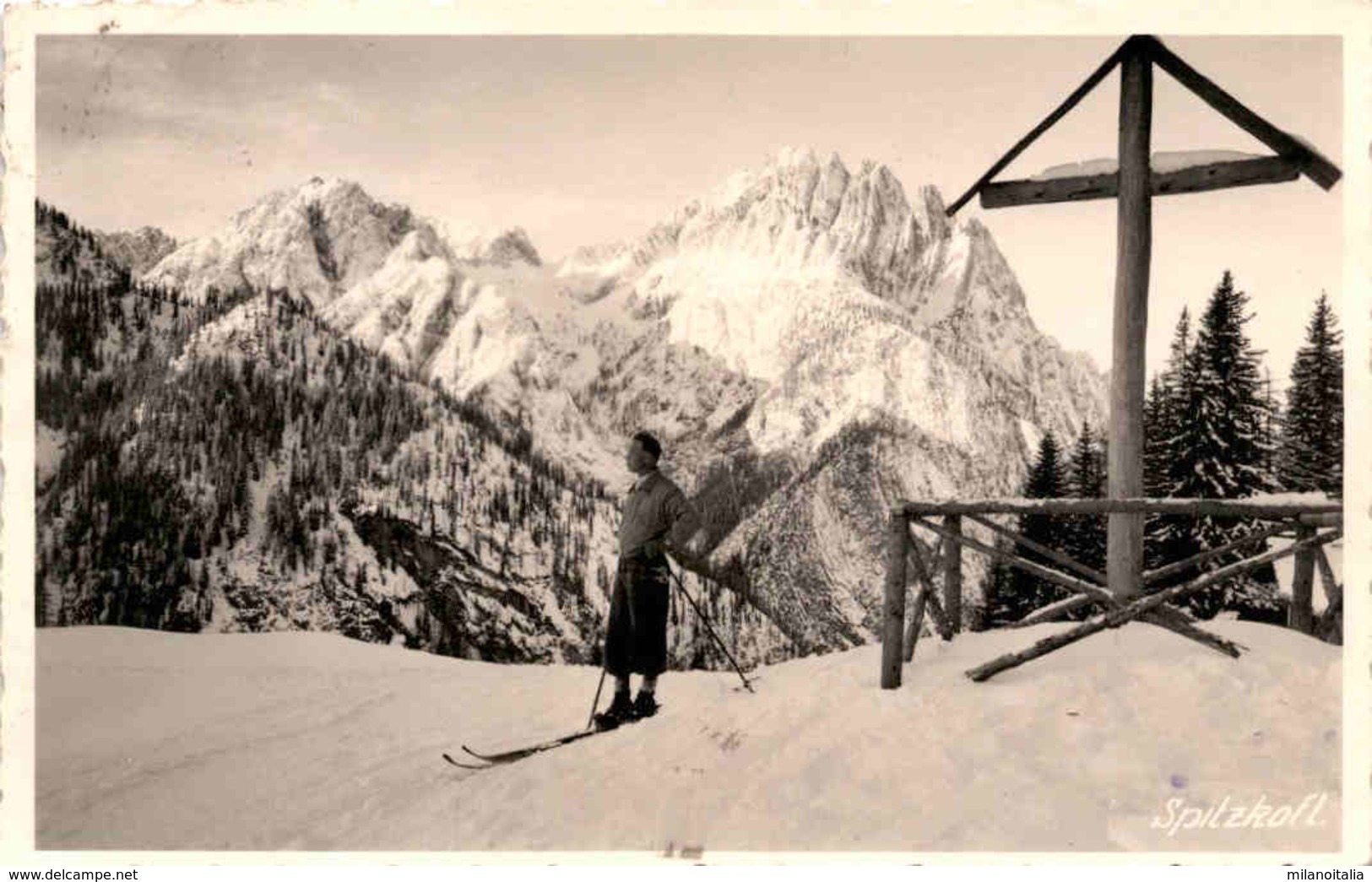 Spitzkofel - Skifahrer - Wegkreuz * 26. 3. 1940 - Lienz