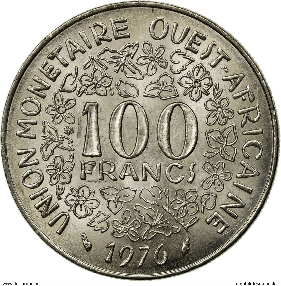 Monnaie, West African States, 100 Francs, 1976, SUP, Nickel, KM:4 - Ivory Coast