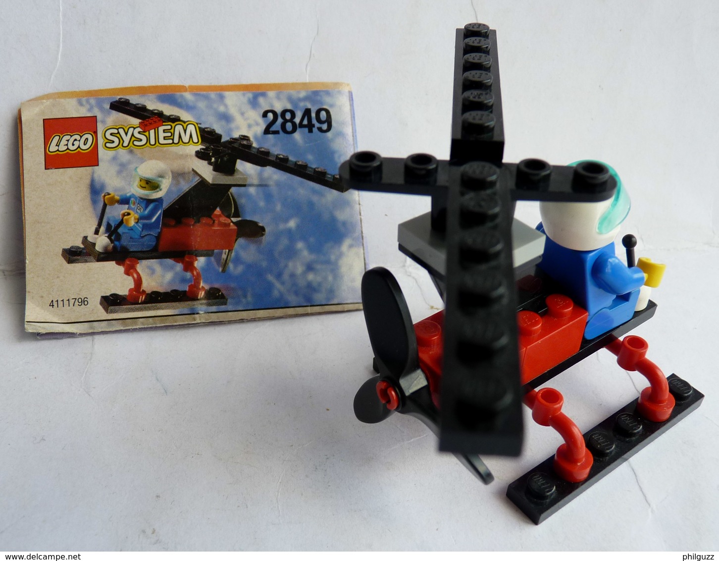 FIGURINE LEGO 2849 GYROCOPTERE Avec Notice 1997 - MINI FIGURE Légo - Lego System