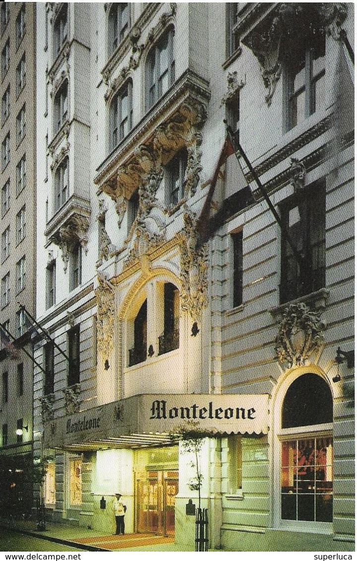 5-NEW ORLEANS-THE MONTELEONE HOTEL-ENTRANCE - New Orleans