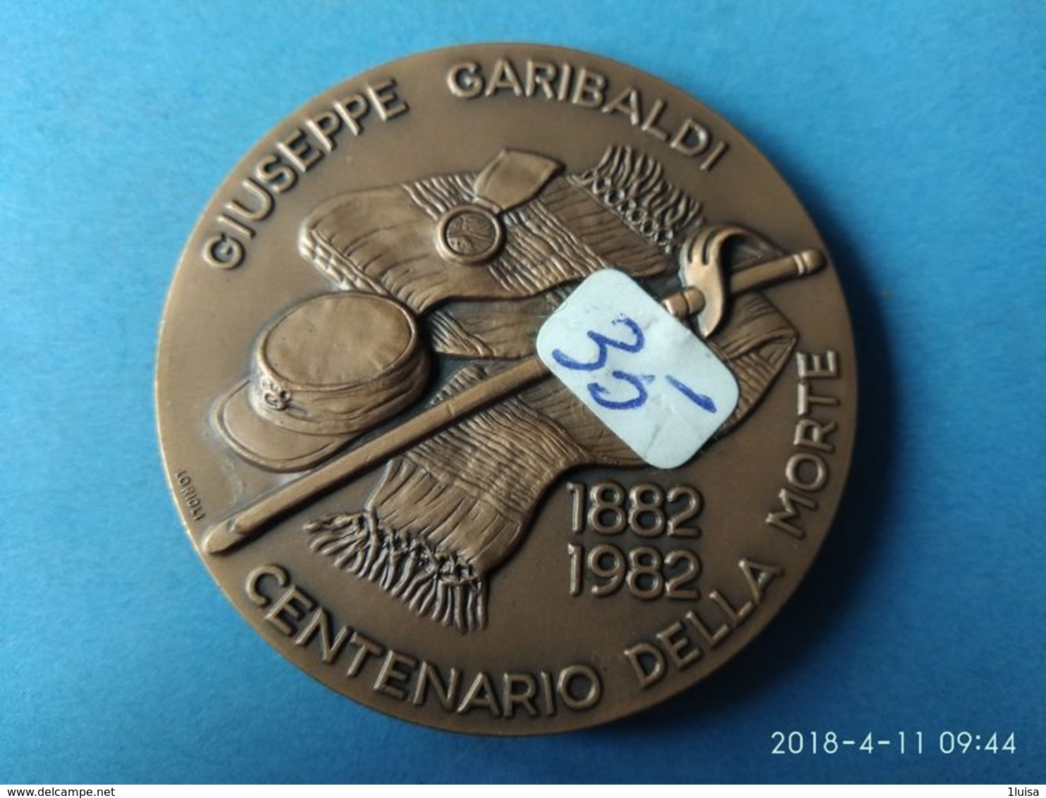 Giuseppe Garibaldi Centenario Della Morte 1882/1982 - Royal/Of Nobility