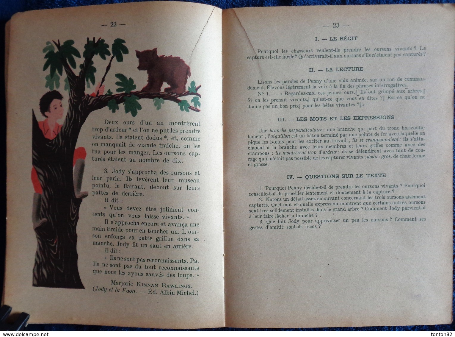 Pouron/Picard/Leroy - Choix de Lectures - Cours élémentaire 2e année - Éditions Delagrave - ( 1954 ) - couverture souple