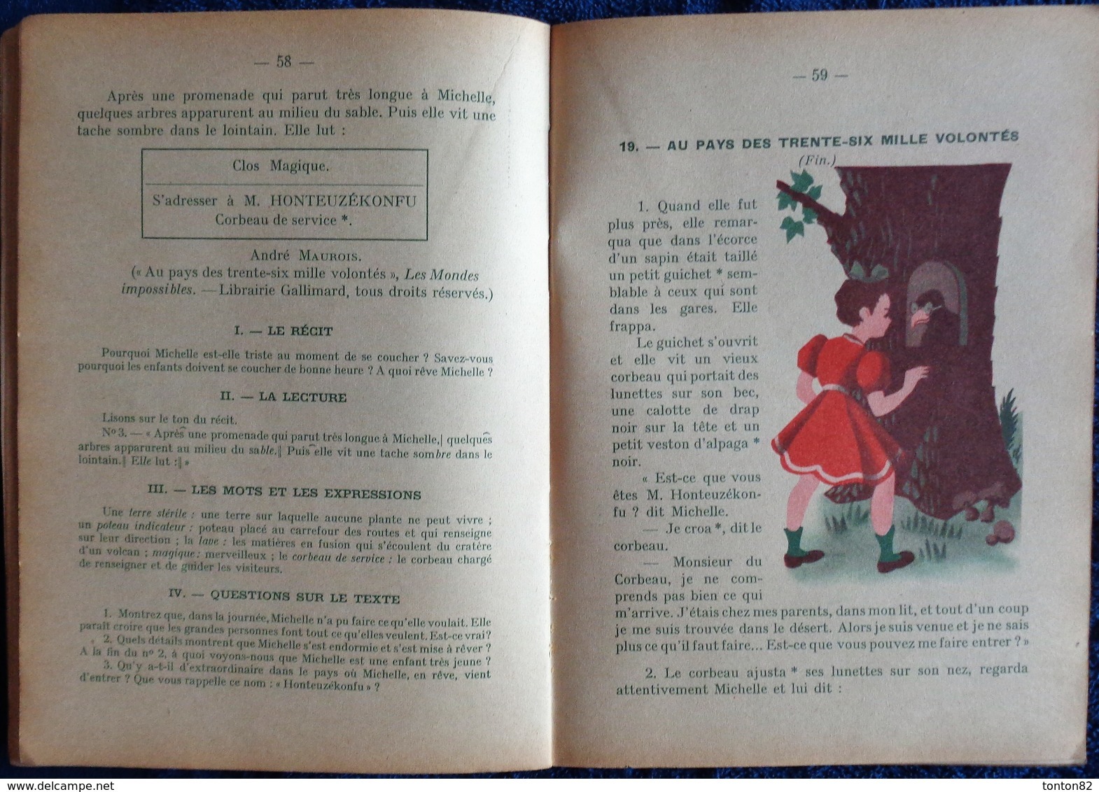 Pouron/Picard/Leroy - Choix de Lectures - Cours élémentaire 2e année - Éditions Delagrave - ( 1954 ) - couverture souple