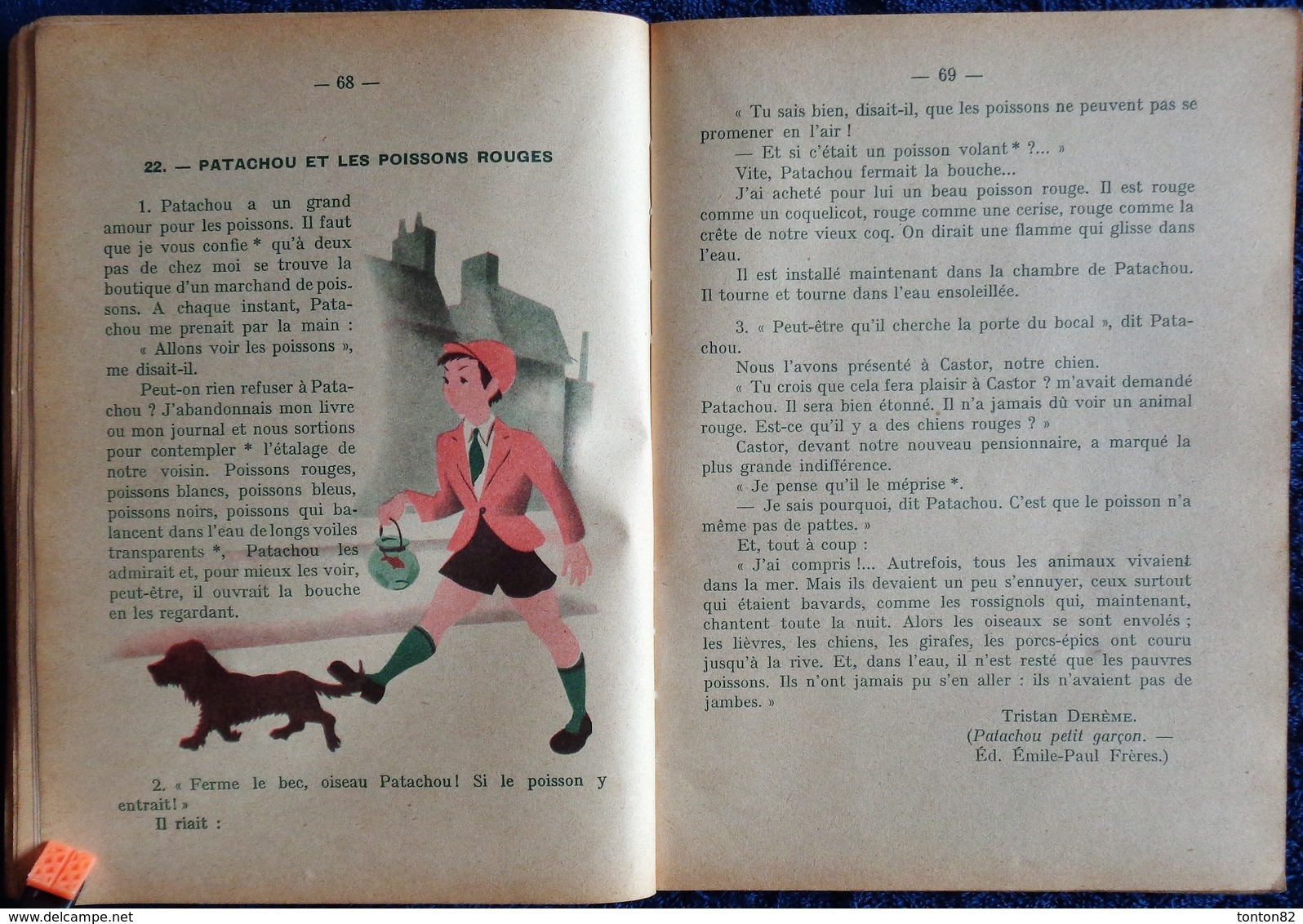 Pouron/Picard/Leroy - Choix de Lectures - Cours élémentaire 2e année - Éditions Delagrave - ( 1954 ) - couverture souple