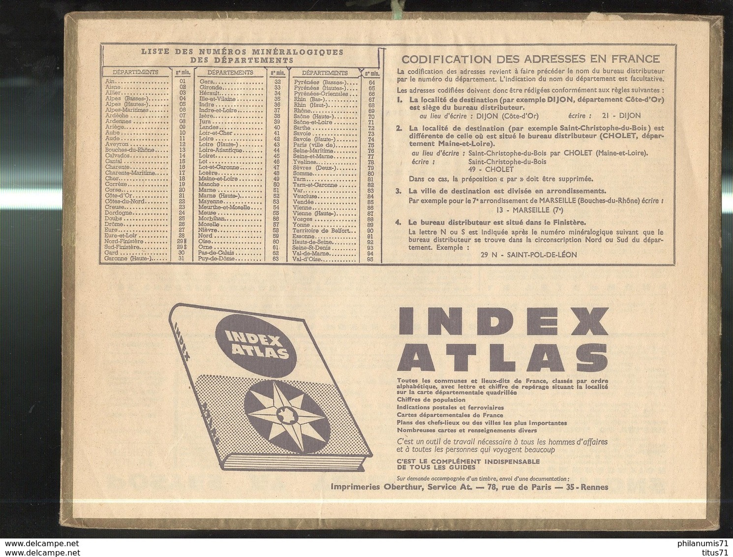 Calendrier 1967 Almanach Des P.T.T - Détente - Groot Formaat: 1961-70