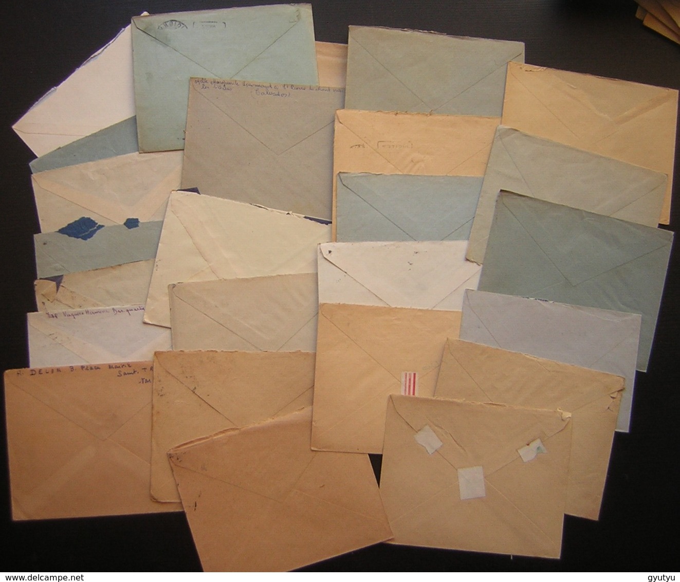 Daguin , Lot De 26 Lettres Avec Daguin Divers, Voir Photos ! - Mechanical Postmarks (Other)