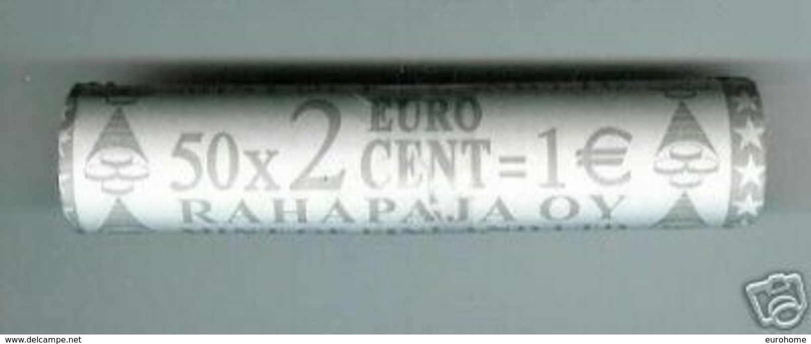 Finland 2011    50 X 2 Cent  ROL - 50 X 2 Ct  ROULEAUX   Zichtrol - Visible !! - Finlande